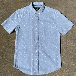 Forever 21 Anchor & Boat Print Button-Down Shirt